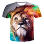 Fashion Animal Lion 3D Printed T-Shirt