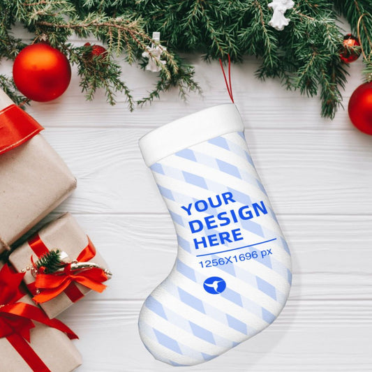 Create Your Own Double Sided Design Christmas Decorative Socks