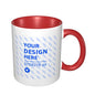 Create Your Own Double Color Comfort Handle Ceramic Mug