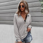 New Product Women's Fashion Elegant Long-sleeved Sweater Sexy Top