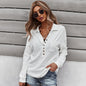 New Product Women's Fashion Elegant Long-sleeved Sweater Sexy Top